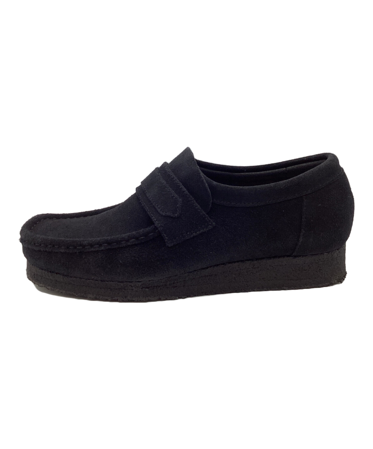 中古・古着通販】CLARKS (クラークス) ワラビーローファー ブラック 