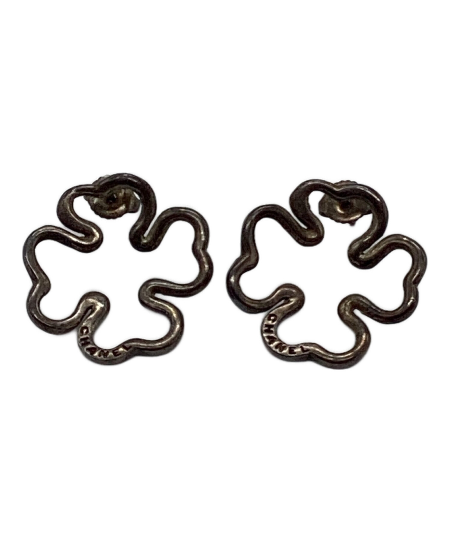 中古・古着通販】CHANEL (シャネル) クローバー モチーフ ピアス