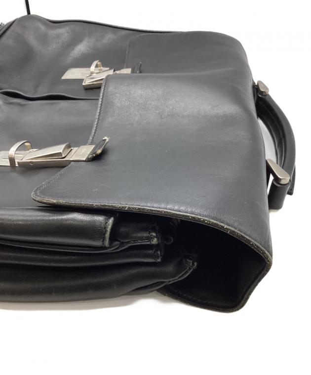 中古・古着通販】PRADA (プラダ) オールレザー ドクターズバッグ