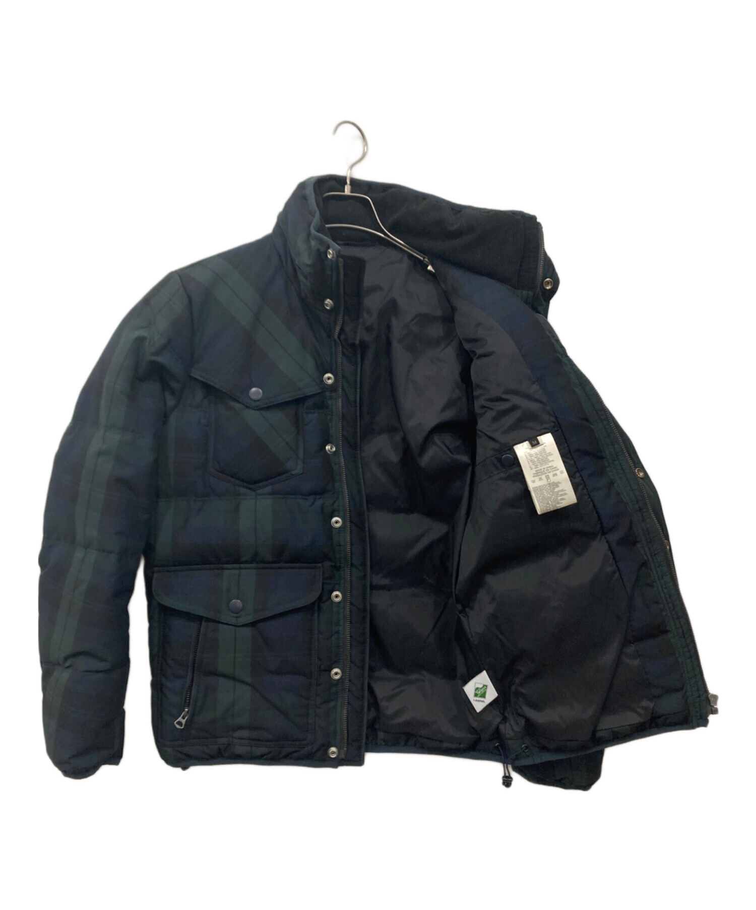 中古・古着通販】DIESEL (ディーゼル) チェックダウンジャケット