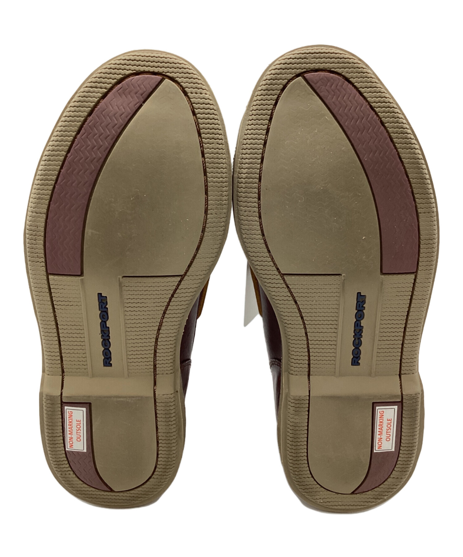 Rockport ブラウン デッキシューズ 中古・古着通販】ROCKPORT (ロックポート) デッキシューズ ブラウン