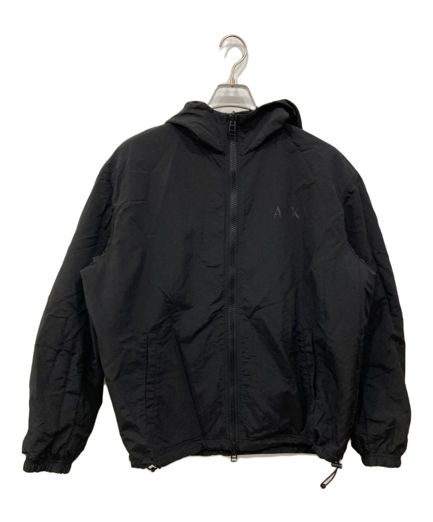 【armani collezioni】美品 ナイロンジャケット ブラック L 中古・古着通販】ARMANI EXCHANGE (アルマーニ エクスチェンジ