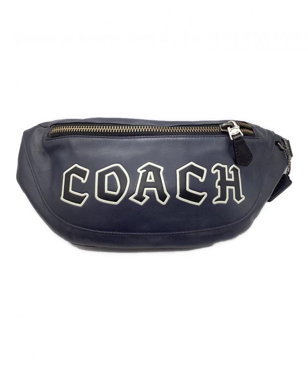 【美品】COACH ボディバッグ 2019年購入 中古・古着通販】COACH (コーチ) ボディバッグ ネイビー｜ブランド