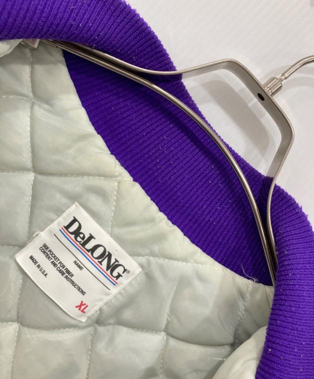 中古・古着通販】DeLong (デロング) スタジャン パープル サイズ:XL