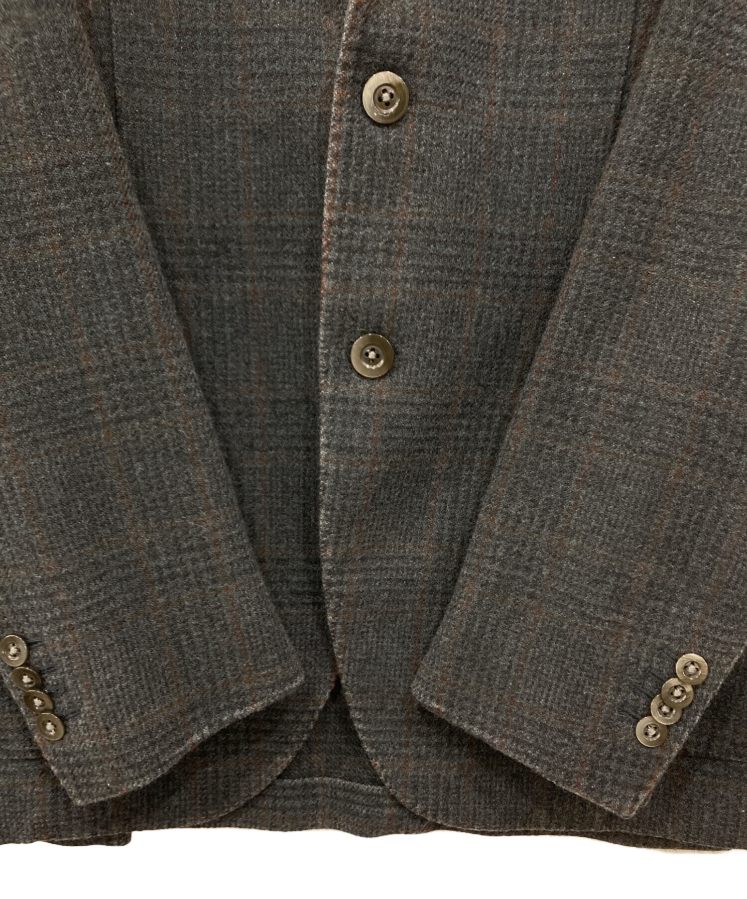 【BOGLIOLI ボリオリ】テーラードジャケット サイズ50 ダークグレー 中古・古着通販】BOGLIOLI (ボリオリ) テーラードジャケット ネイビー