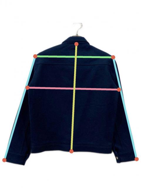 ラングラーロンハーマン別注コラボ1stモデルメルトン コンチョボタン ジャケット ラングラーロンハーマン別注コラボ1stモデルメルトン コンチョボタン