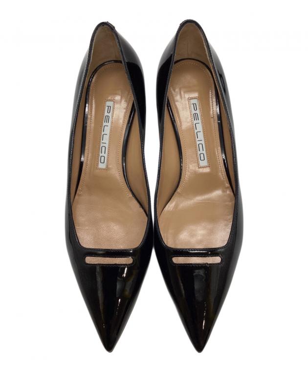 中古・古着通販】PELLICO (ペリーコ) エナメルパンプス ブラック