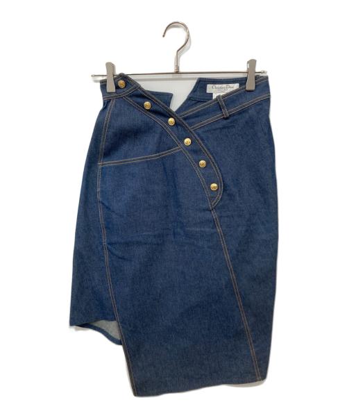 クリスチャンディオール　トロッター　総柄　デニムスカート　ミニ 中古・古着通販】Christian Dior BOUTIQUE (クリスチャン ディオール
