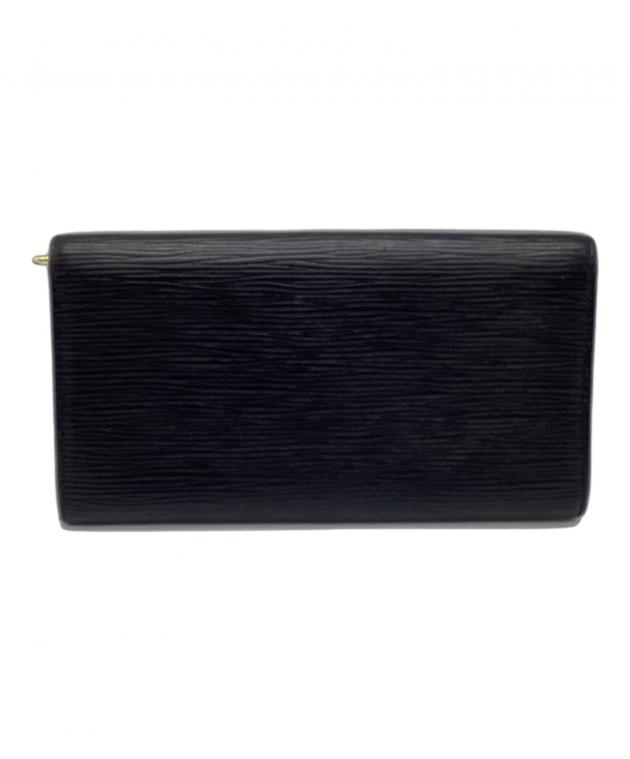 ヴィトン　長財布　黒　中古品 中古・古着通販】LOUIS VUITTON (ルイ ヴィトン) 長財布 ブラック