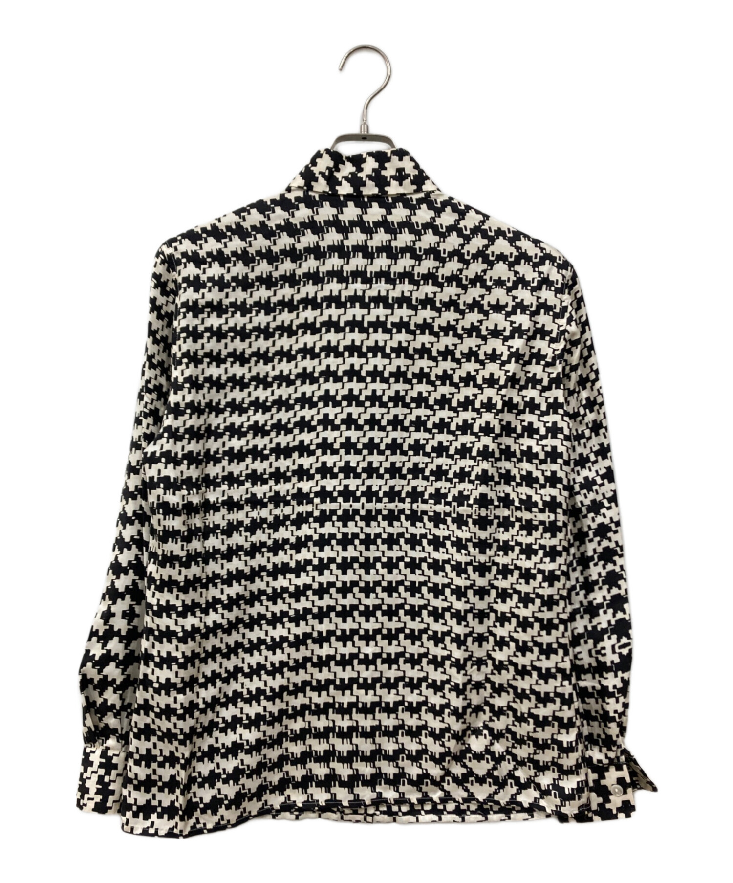 中古・古着通販】MaxMara (マックスマーラ) シルクブラウス ブラック 
