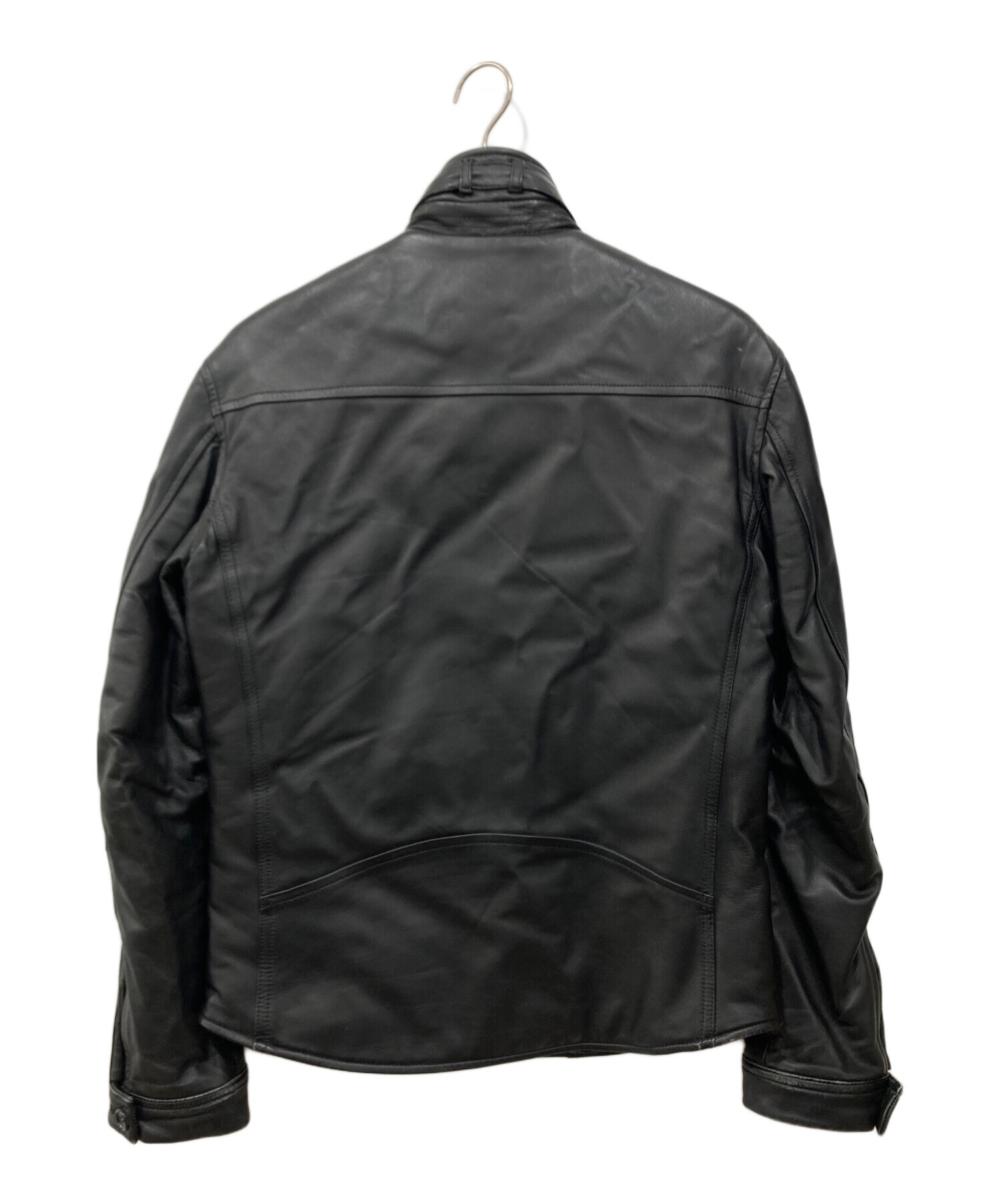 美品　セオリーリュクス レザージャケット 中古・古着通販】theory (セオリー) レザージャケット ブラック サイズ