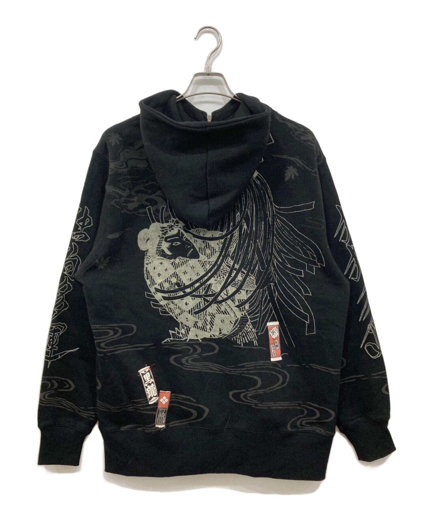 中古・古着通販】DOG TOWN (ドッグ タウン) ジップパーカー ブラック