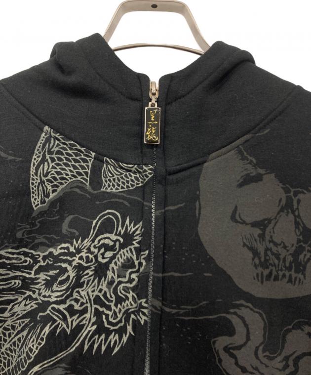 中古・古着通販】DOG TOWN (ドッグ タウン) ジップパーカー ブラック