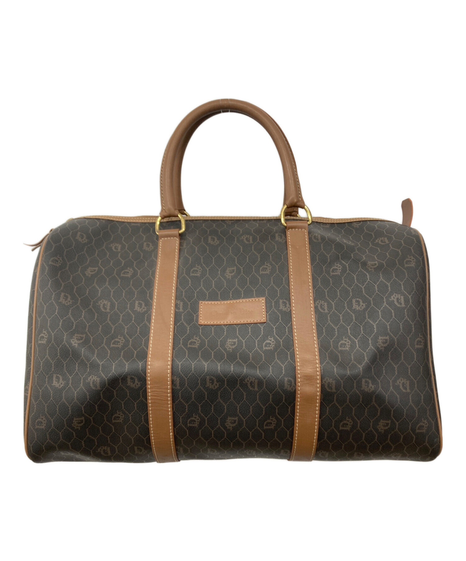 【値下げ交渉あり】クリスチャンディオール ボストンバッグ ハニカム柄 中古・古着通販】Christian Dior (クリスチャン ディオール) ハニカム