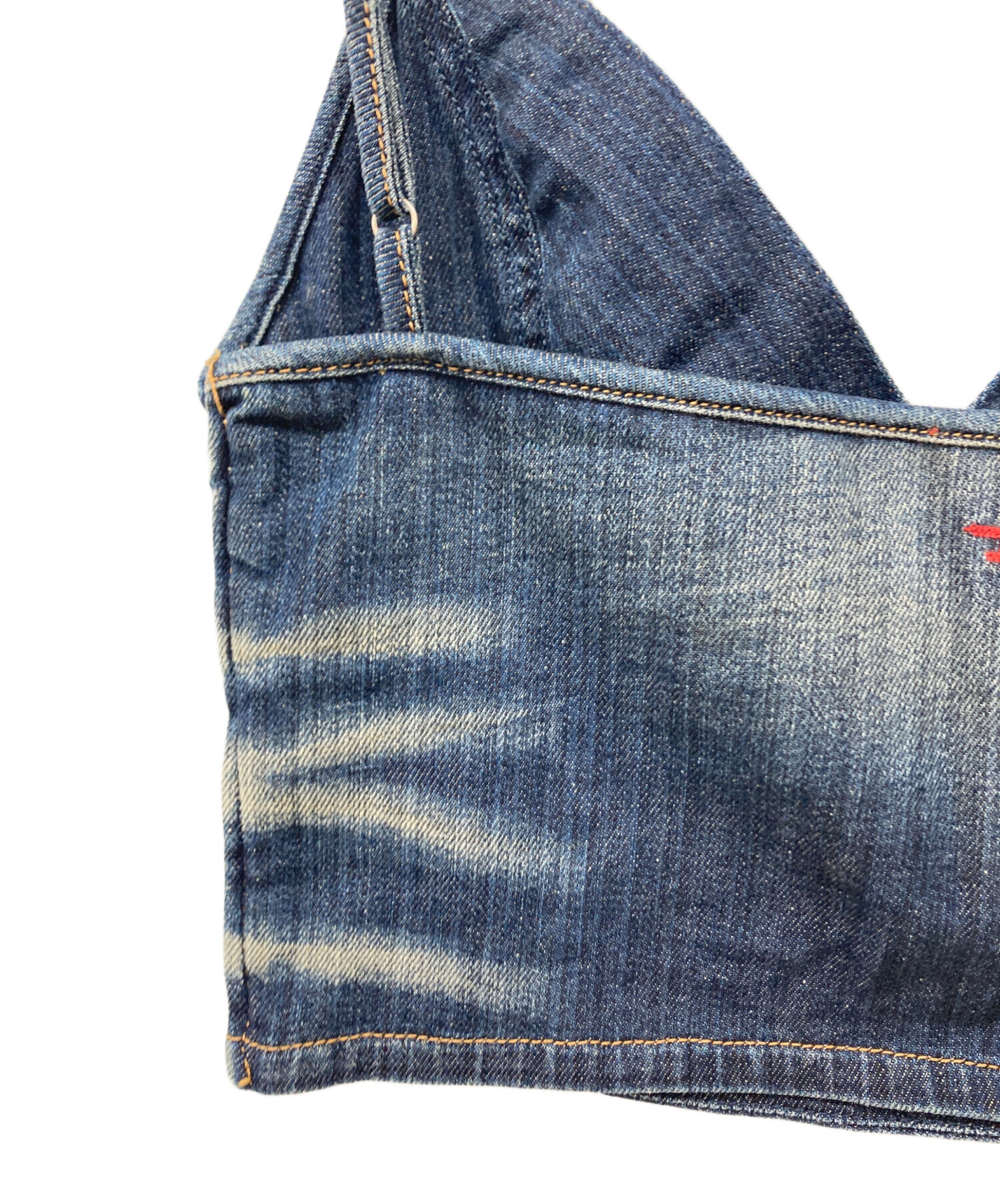中古・古着通販】DIESEL (ディーゼル) ロゴデニムビスチェ インディゴ 