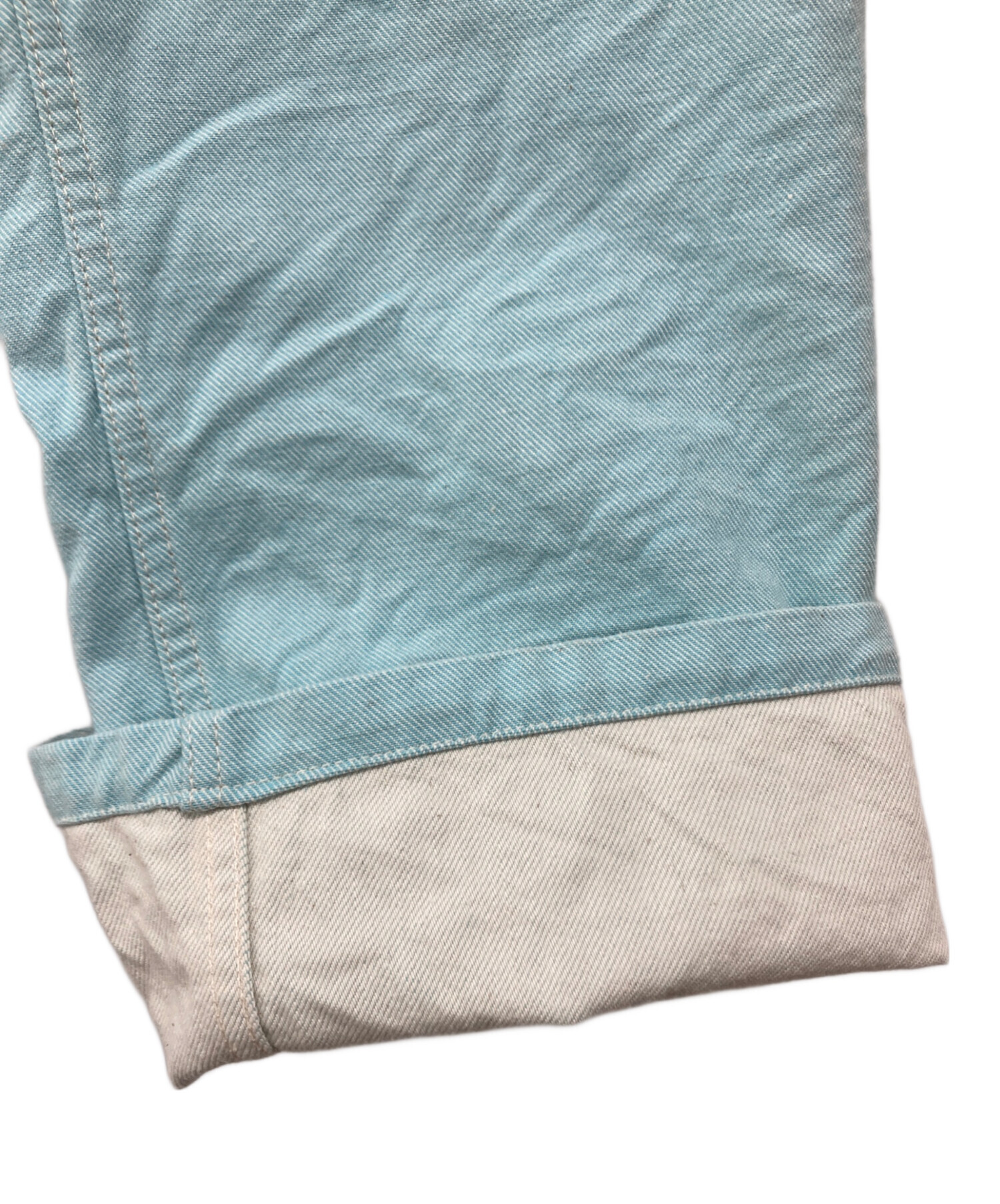 LIVINGTONE リヴィントーン デニムパンツ レディース 【古着】【中古】 中古・古着通販】LIVINGTONE (リヴィントーン) スリットボタン デニム