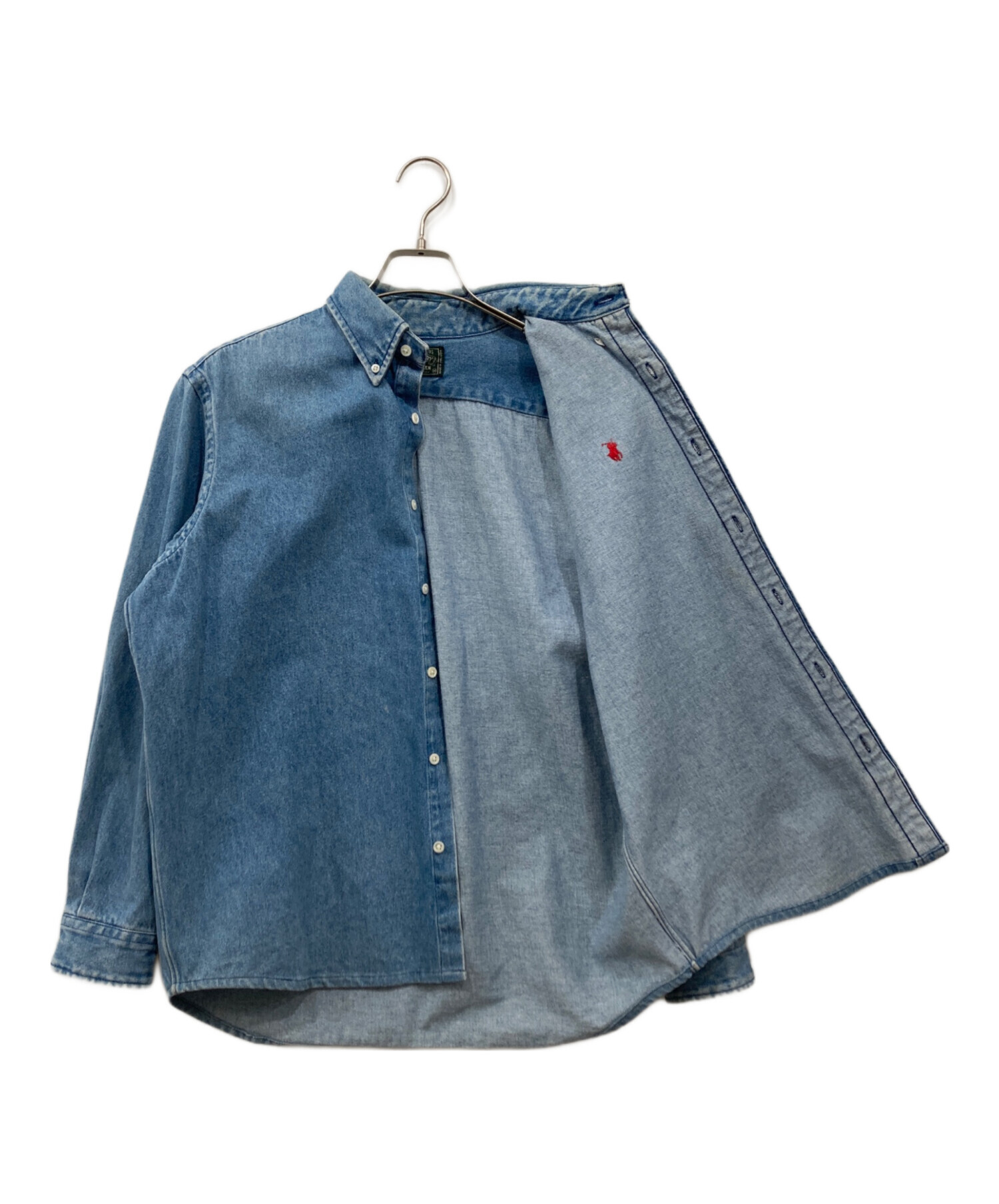 POLO COUNTRY デニムシャツ ボタンダウン 中古・古着通販】POLO COUNTRY (ポロカントリー) デニムボタンダウン