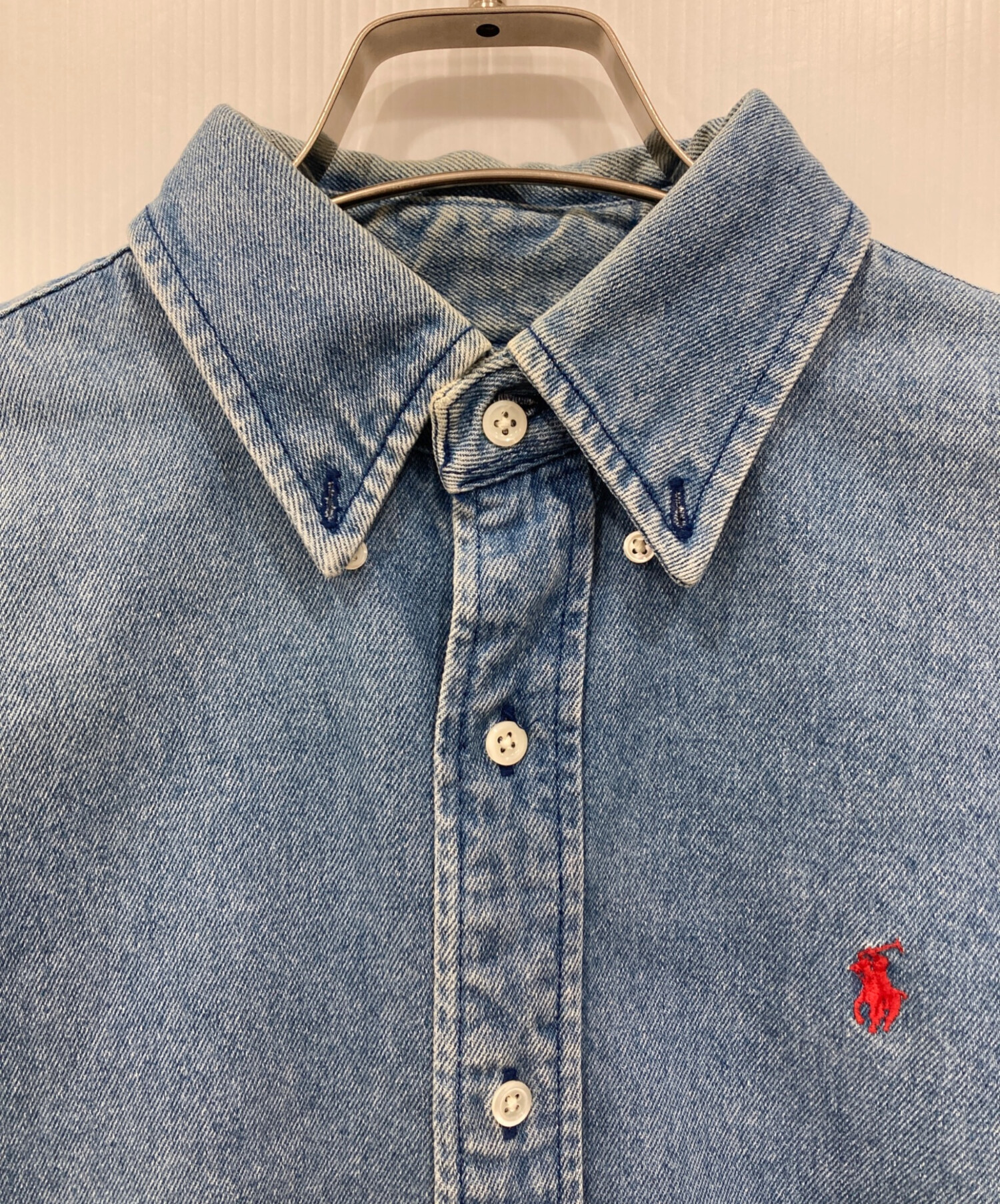 POLO COUNTRY デニムシャツ ボタンダウン 中古・古着通販】POLO COUNTRY (ポロカントリー) デニムボタンダウン