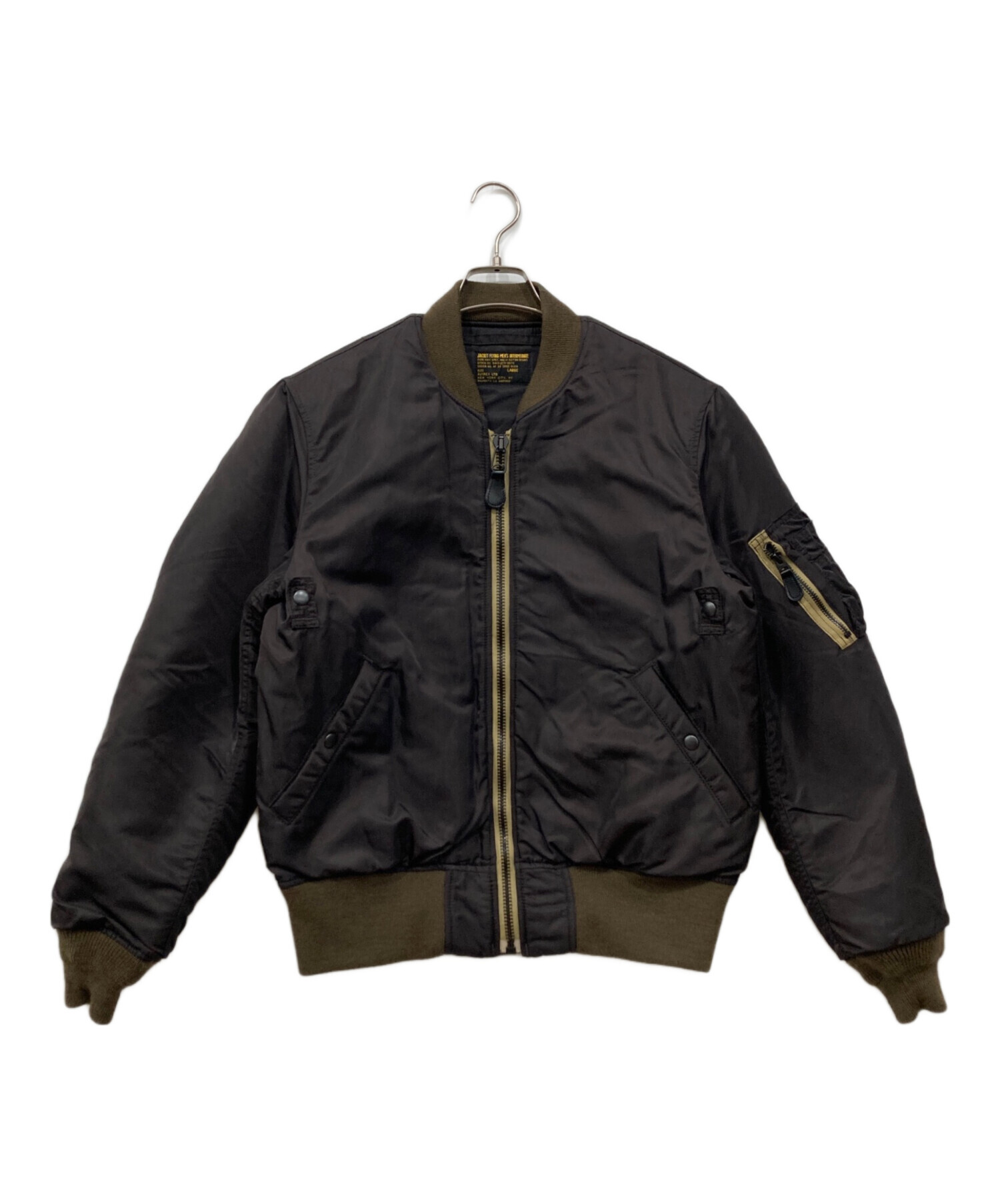 中古・古着通販】AVIREX (アヴィレックス) MA-1ジャケット ブラウン 