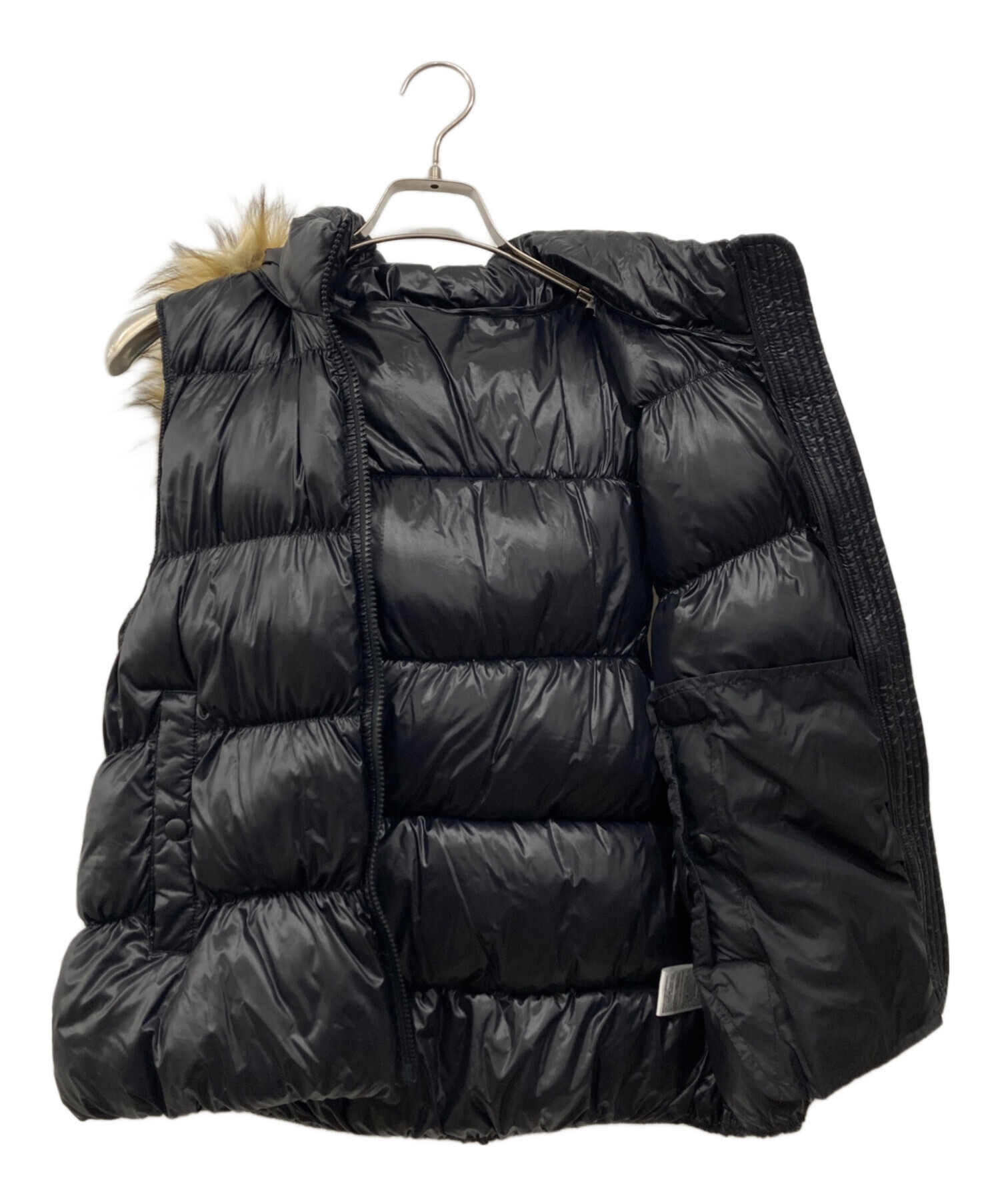 中古・古着通販】2002 (ニセンニ) キングファーダウンベスト ブラック