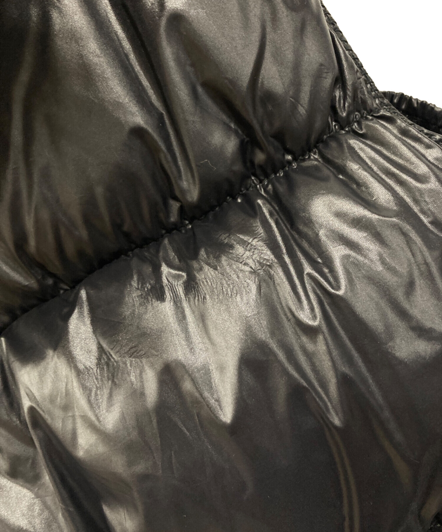 中古・古着通販】2002 (ニセンニ) キングファーダウンベスト ブラック