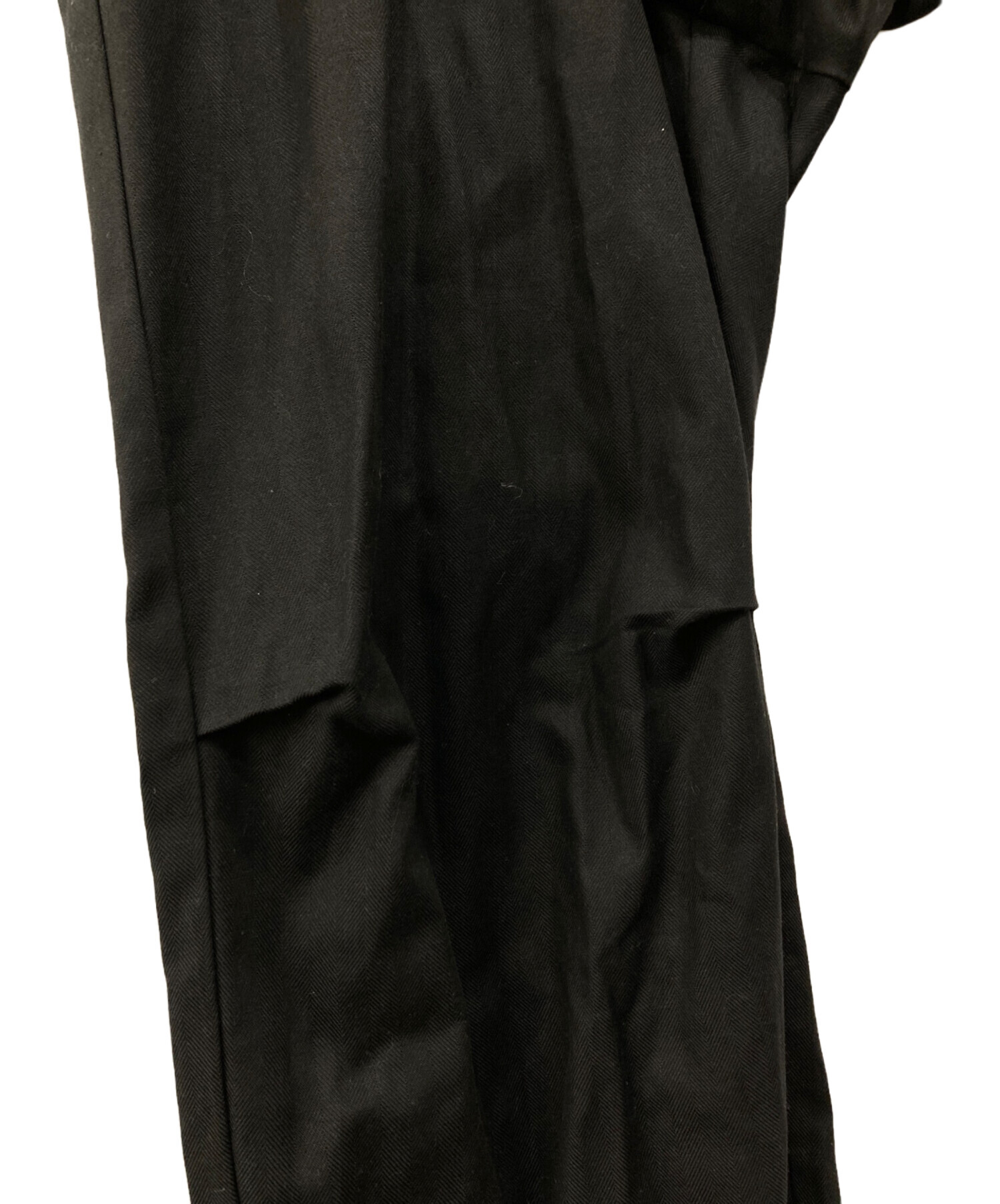 s*h様 CAMPHOR WOOD ブラックジャンプスーツ Camphor wood オールインワン open collar belted assort l/s jump