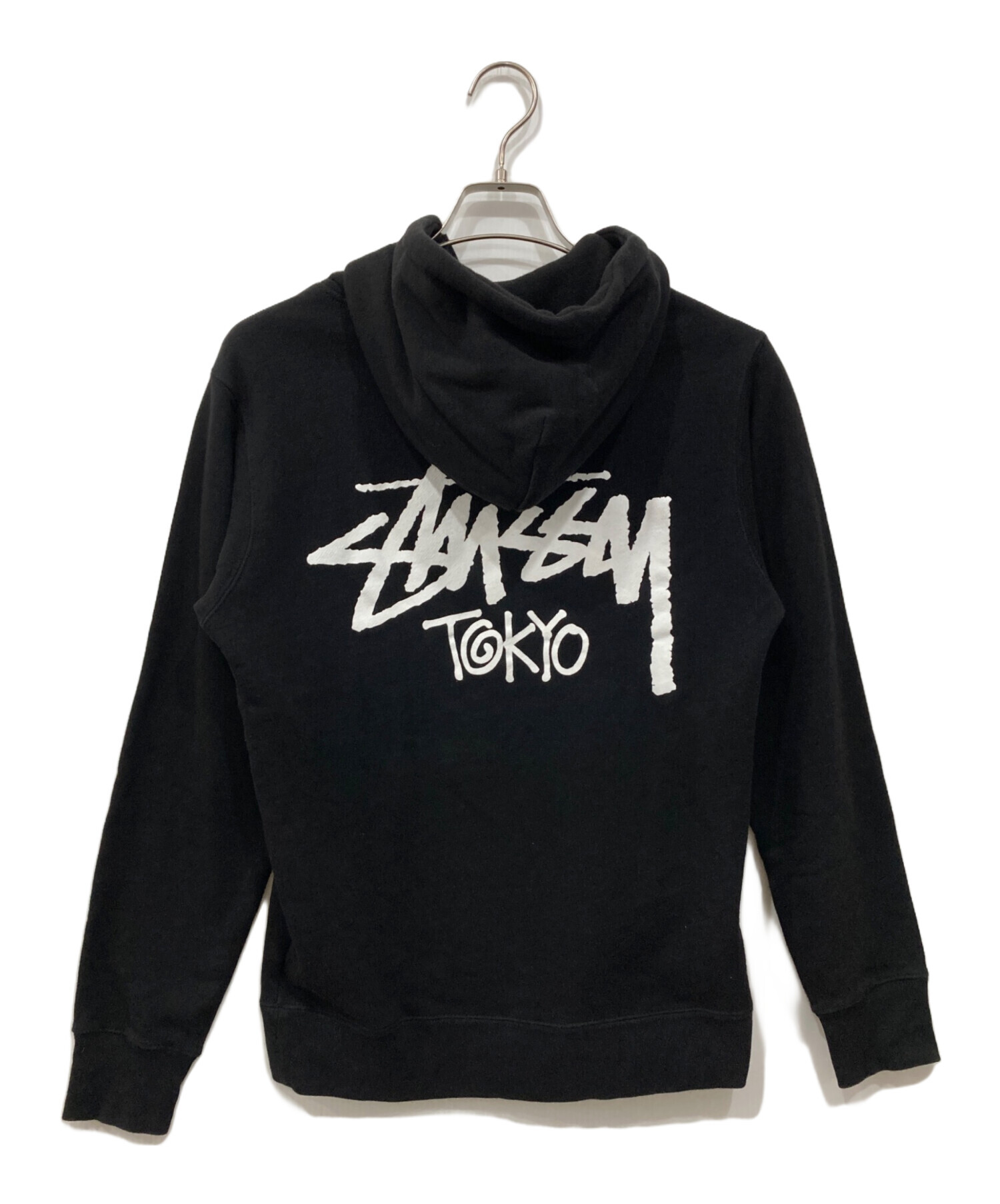 stussy (ステューシー) プルオーバーパーカー ブラック サイズ:S 