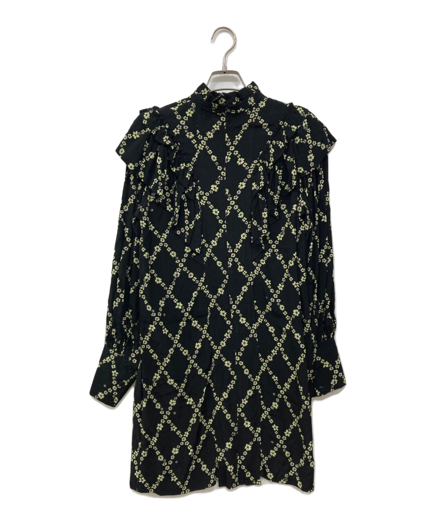 Ganni ガニー ブラウス レディース 【古着】【中古】 中古・古着通販】Ganni (ガニー) レーヨンクレープ フラワープリント