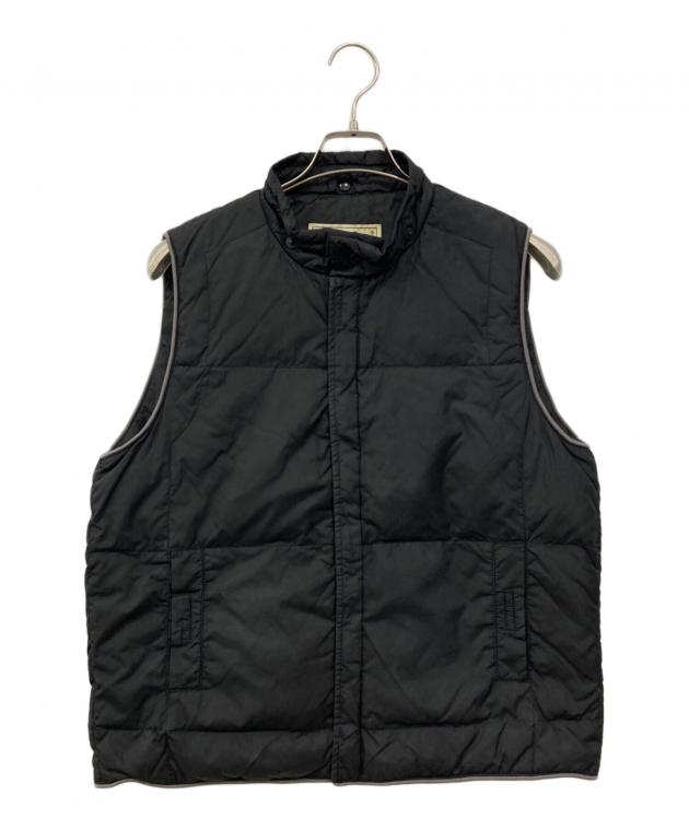 エディバウアー EBTEK ダウンベスト ブラック ヴィンテージ古着 希少】90s エディーバウアー ダウンベスト EBTEKブラック ベージュ M
