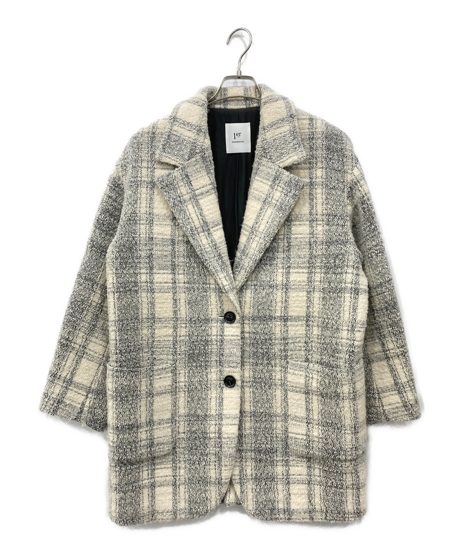 1er Arrondissement NALYA モノトーンチェックジャコット 中古・古着通販】1er Arrondissement (プルミエ アロンディスモン
