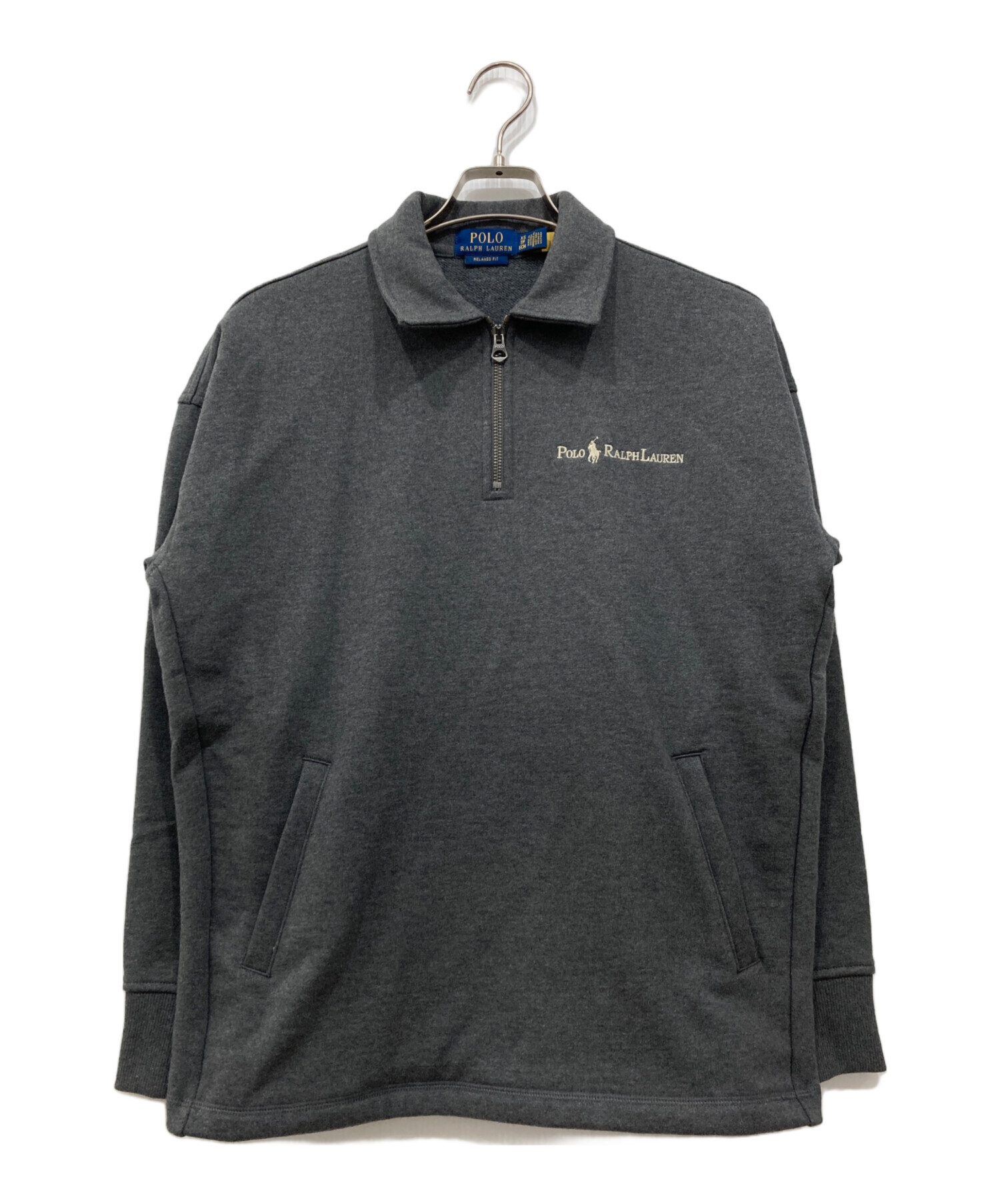 トップス 00s POLO RALPH LAUREN Fleece Snap-T 中古・古着通販】POLO RALPH LAUREN (ポロ・ラルフローレン) ハーフ