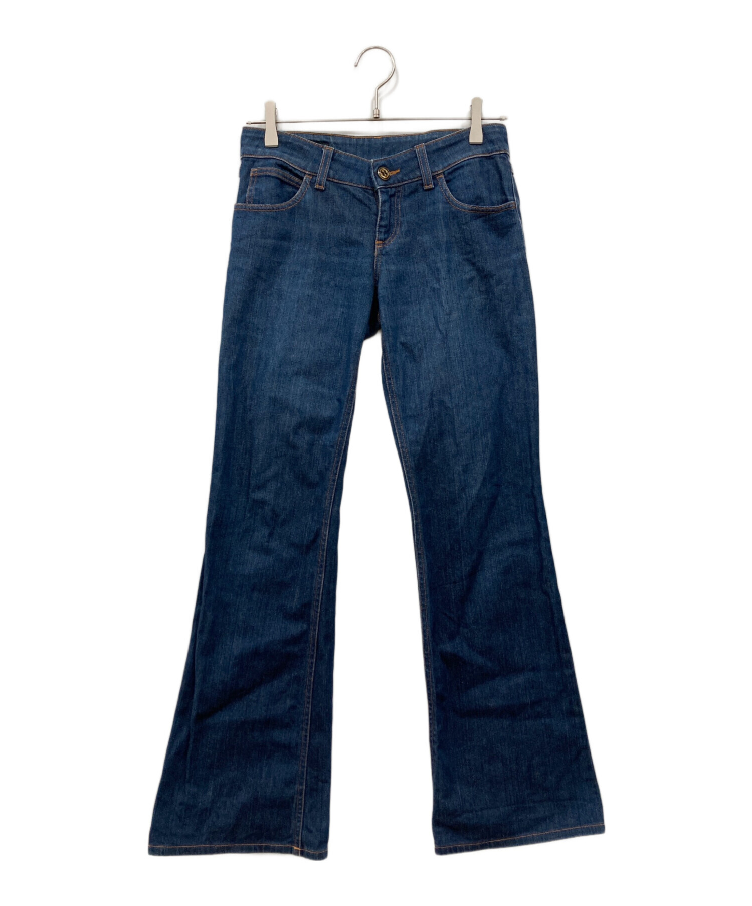中古・古着通販】GUCCI (グッチ) フレアデニムパンツ インディゴ