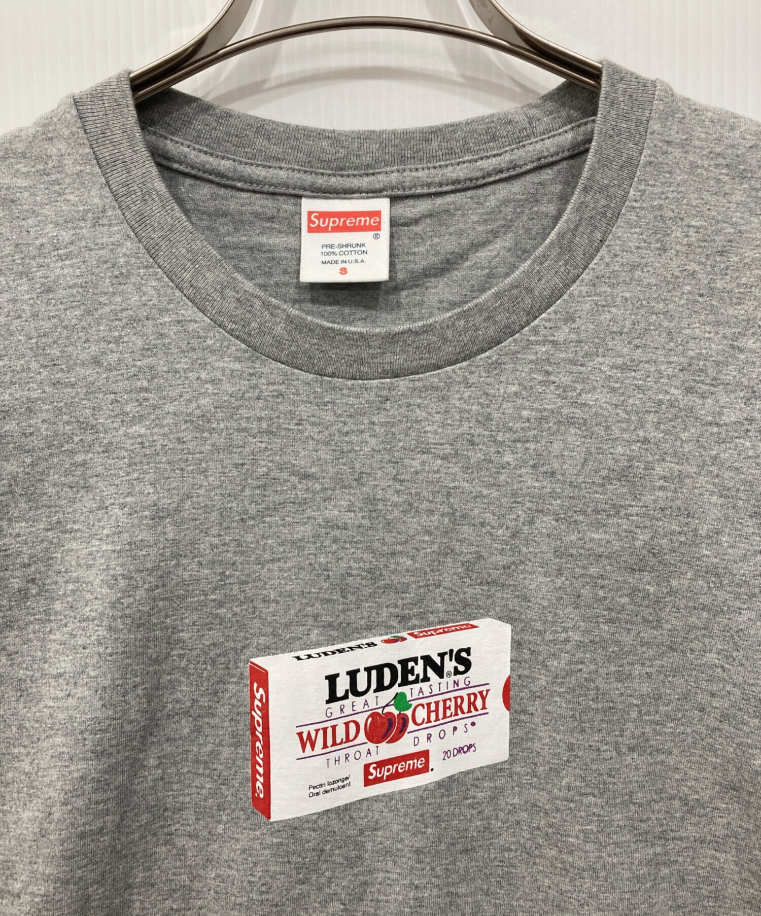 中古・古着通販】Supreme (シュプリーム) プリントTシャツ グレー