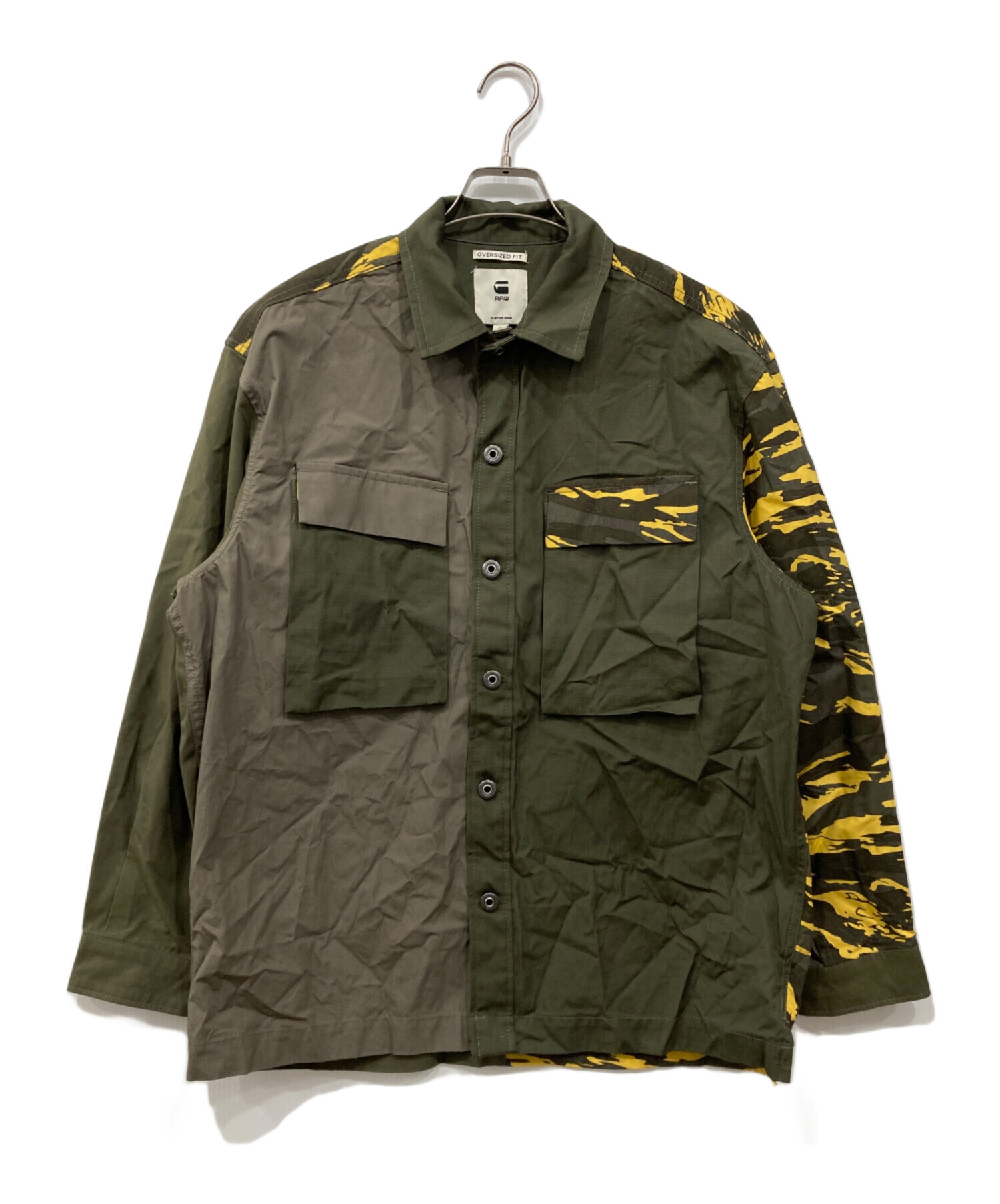 中古・古着通販】G-STAR RAW (ジースターロゥ) ミリタリーシャツ 