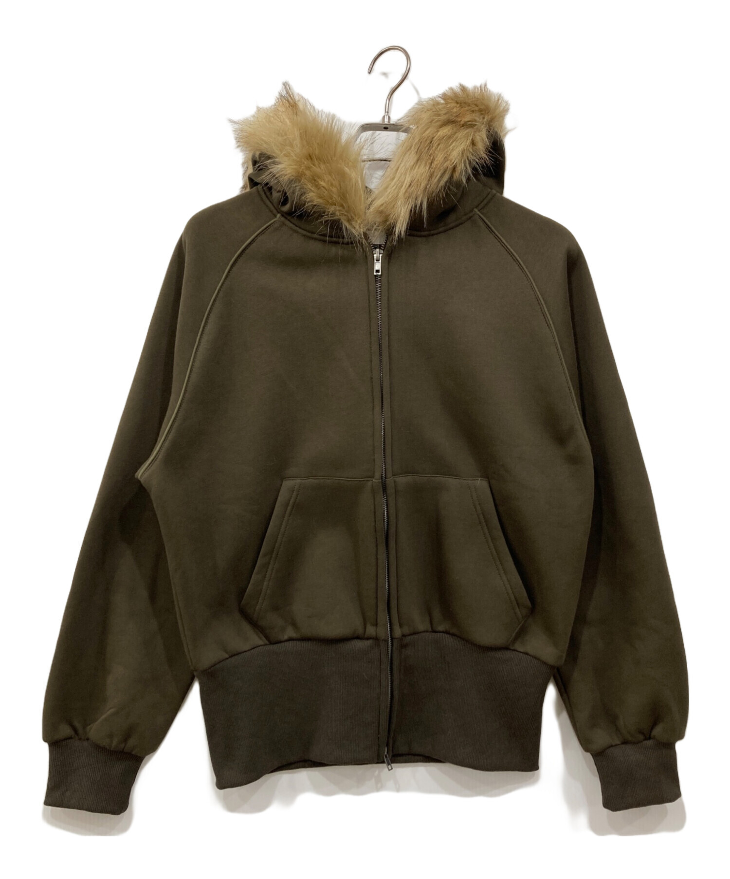 hth ファー 中古・古着通販】HTH (エイチティーエイチ) volume fur zip hoodie