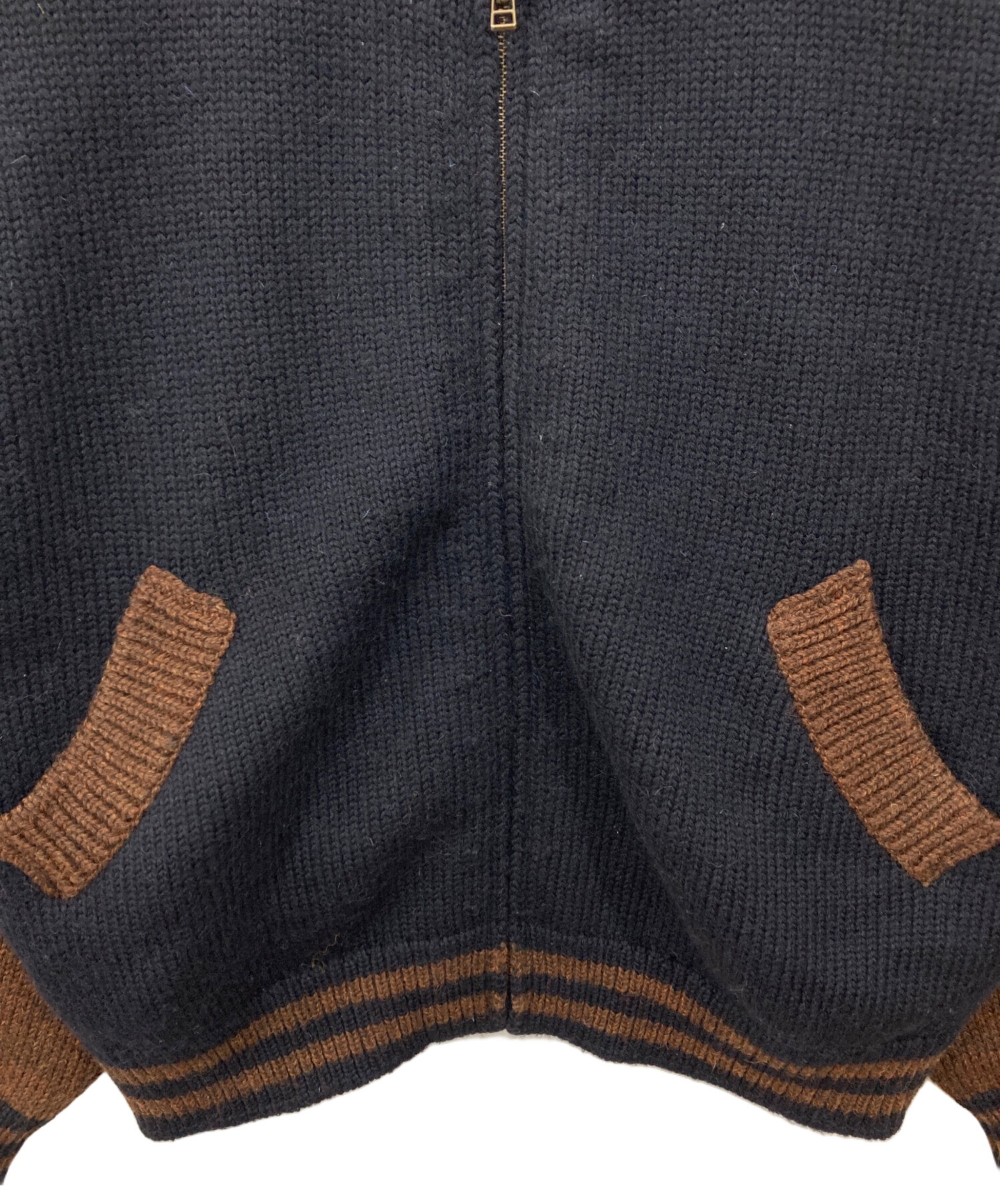 中古・古着通販】refomed (リフォメッド) スタジアム カウチン ニット