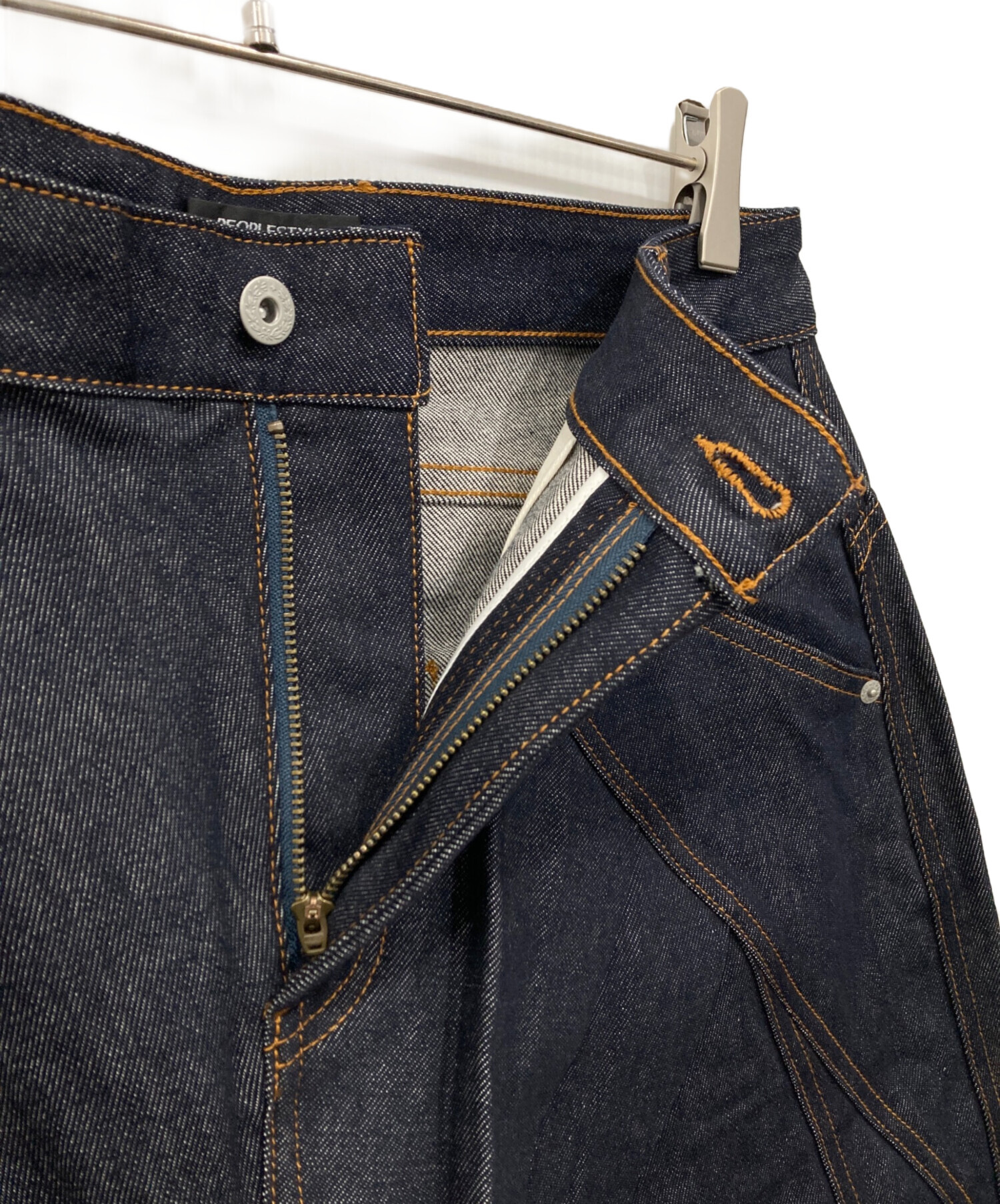 中古・古着通販】PEOPLESTYLE (ピープルスタイル) カーブデニムパンツ