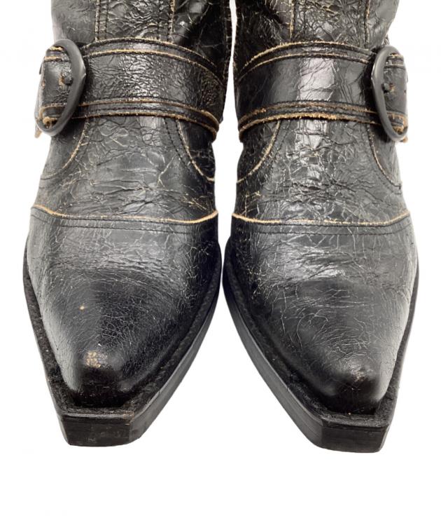 Buffalo bobs ヒールブーツ クロコ 中古・古着通販】BUFFALO BOBS (バッファローボブズ) ヒールブーツ