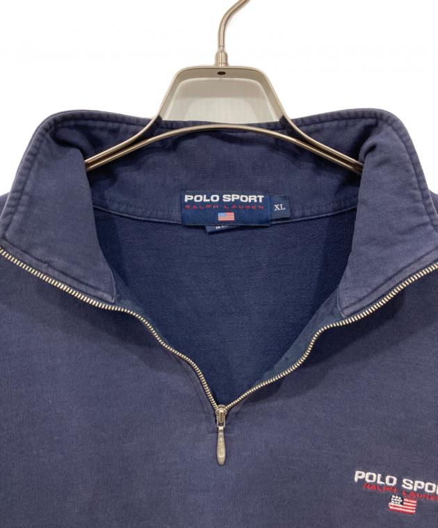 Polo Sports ネイビー　ハーフジップ　セットアップ 中古・古着通販】POLO SPORT (ポロスポーツ) ハーフジップスウェット