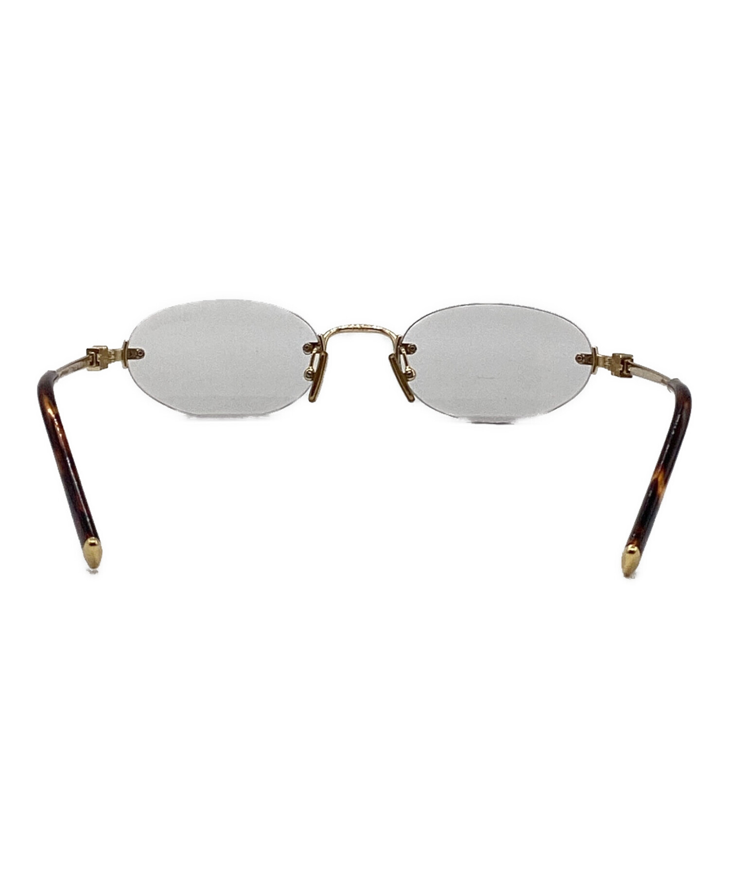 中古・古着通販】MIU MIU (ミュウミュウ) オーバル型 リムレス