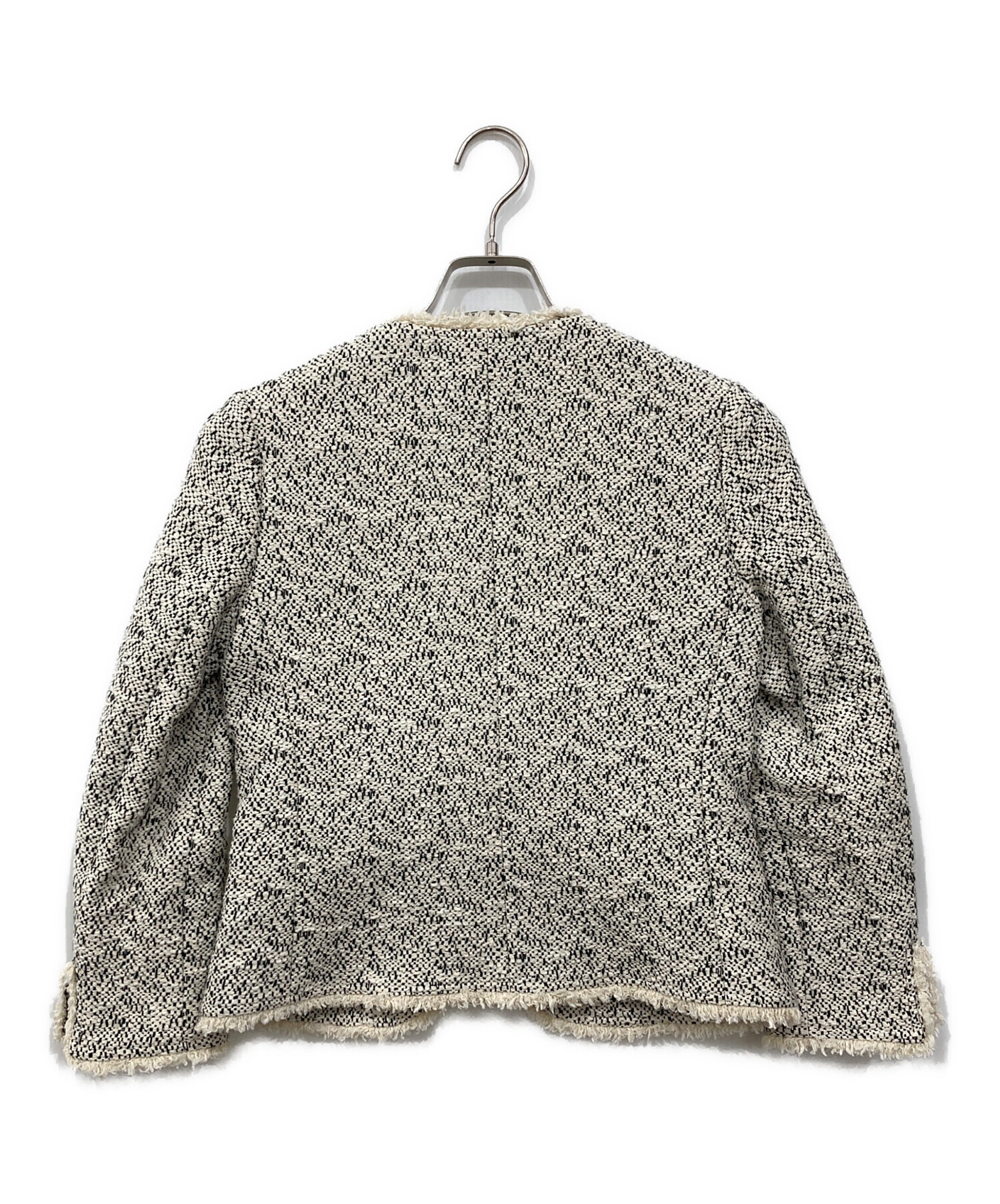 中古・古着通販】theory (セオリー) ツイードジャケット ホワイト