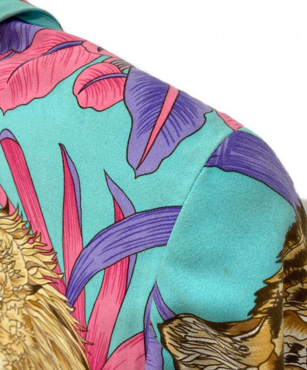 中古・古着通販】伊太利屋 (イタリヤ) アニマル柄コート マルチカラー