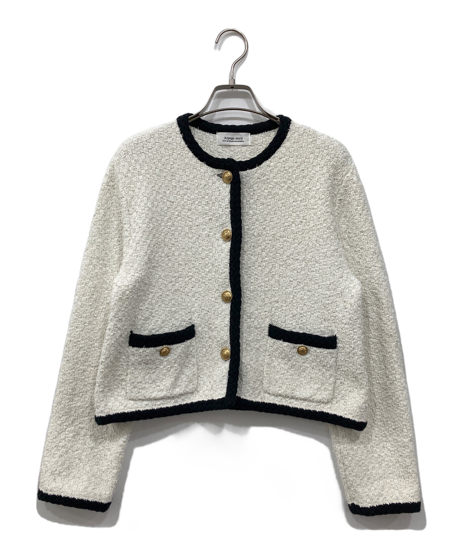 中古・古着通販】Arpege story (アルページュストーリー) 配色ニット