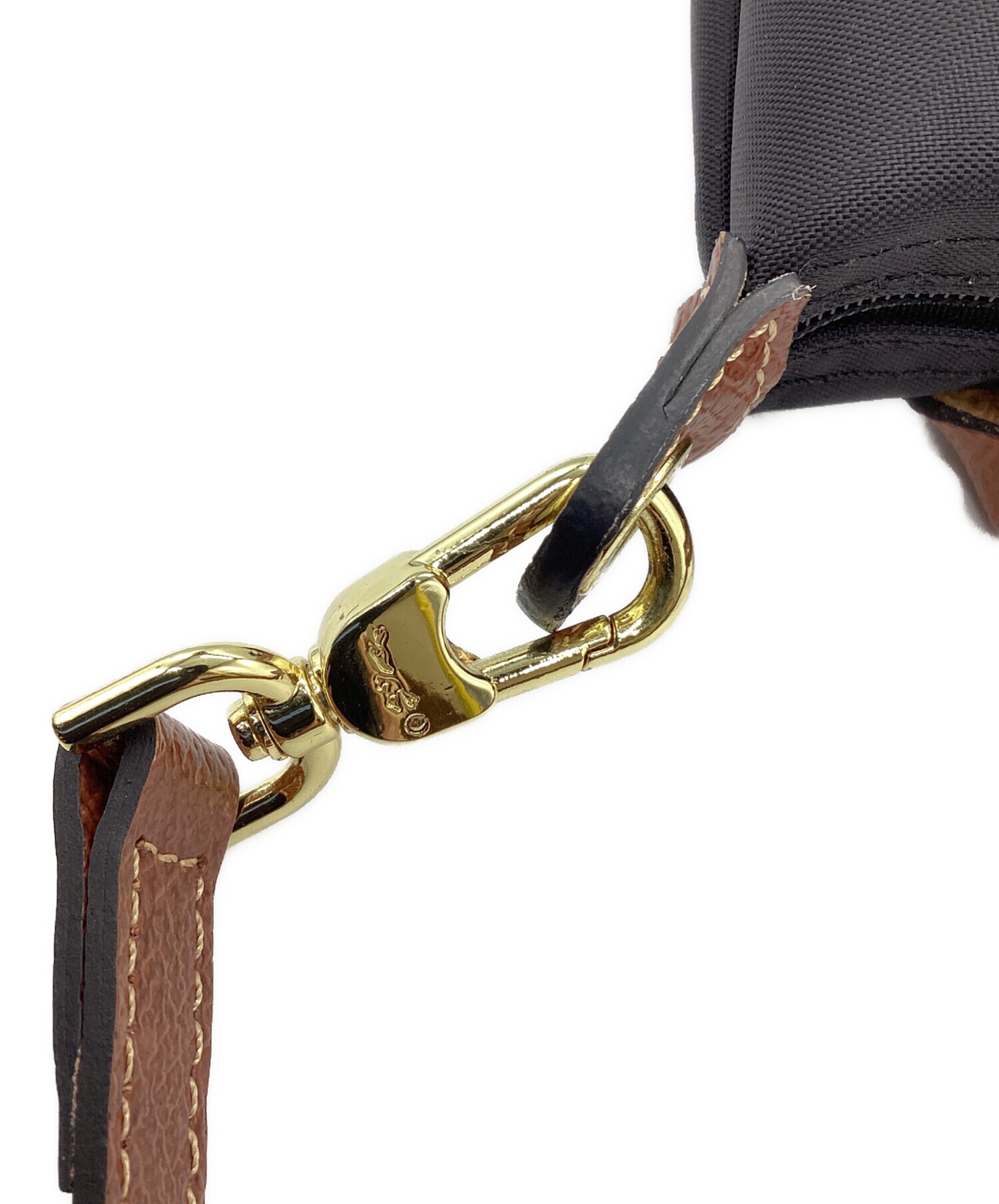 【未使用】LONGCHAMP 3D ポーチ クラッチバッグ & ストラップ 中古・古着通販】LONGCHAMP (ロンシャン) ショルダーポーチ ブラック