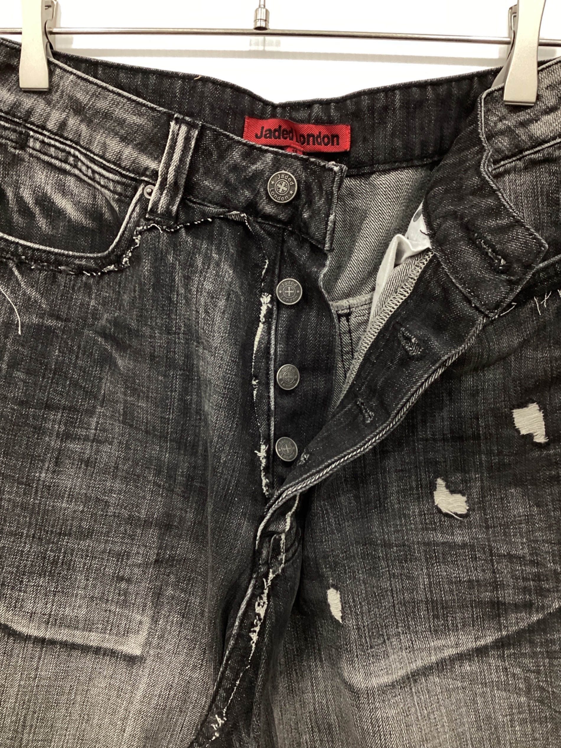 中古・古着通販】Jaded London (ジェイデッドロンドン) Black Eroded 