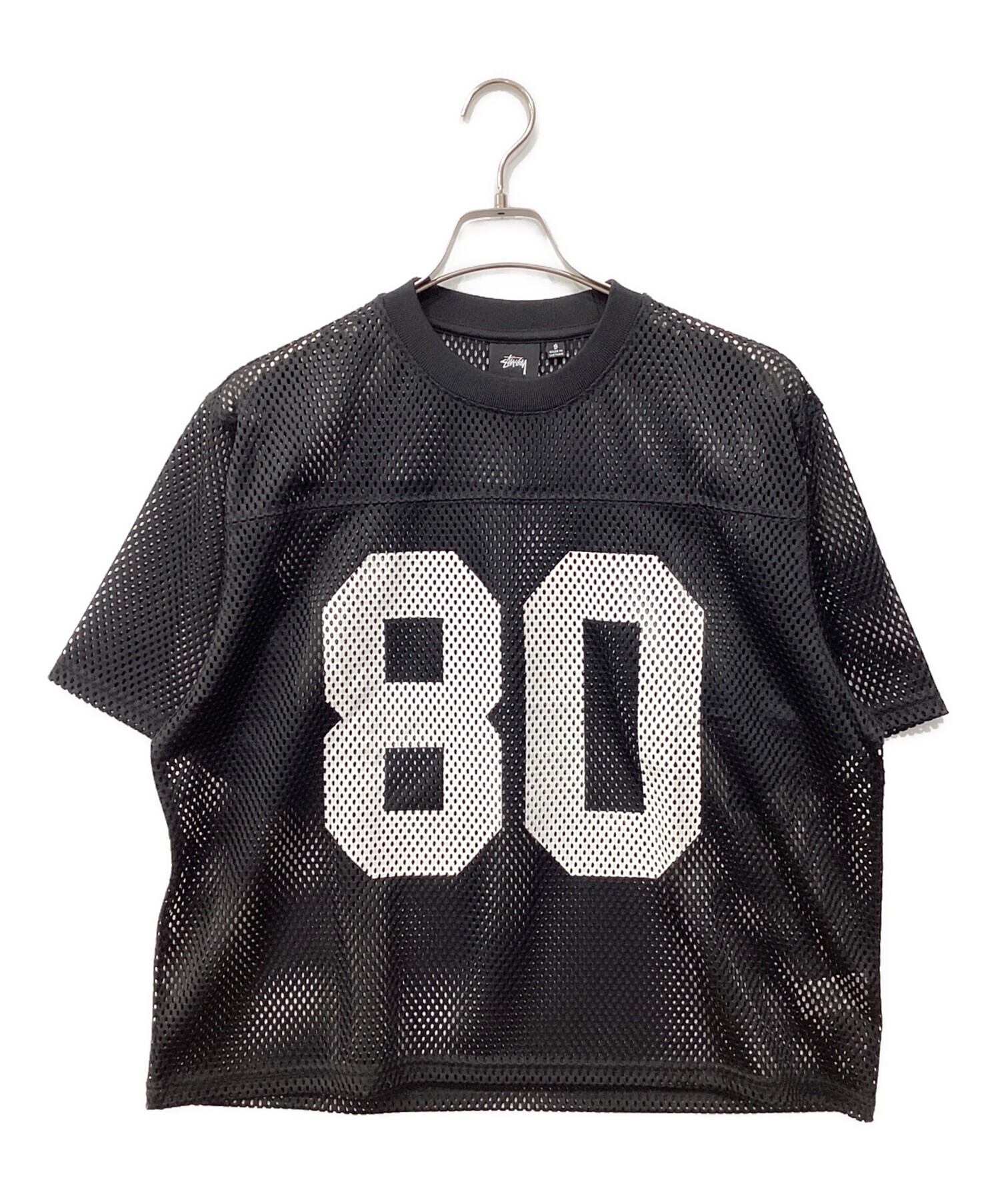 中古・古着通販】stussy (ステューシー) メッシュTシャツ ブラック