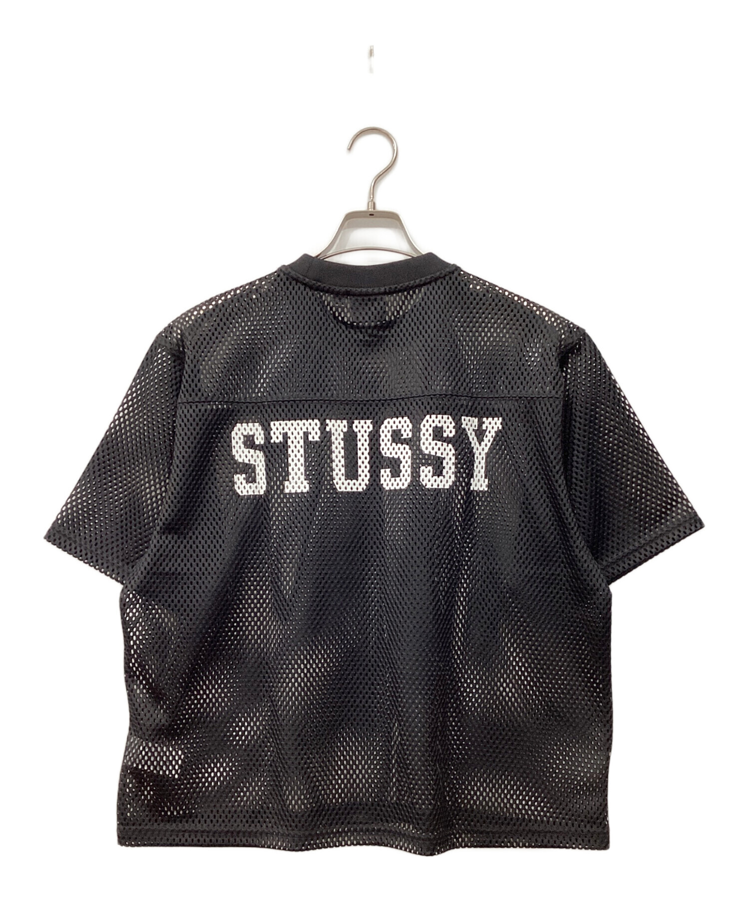 中古・古着通販stussy (ステューシー) メッシュTシャツ ブラック
