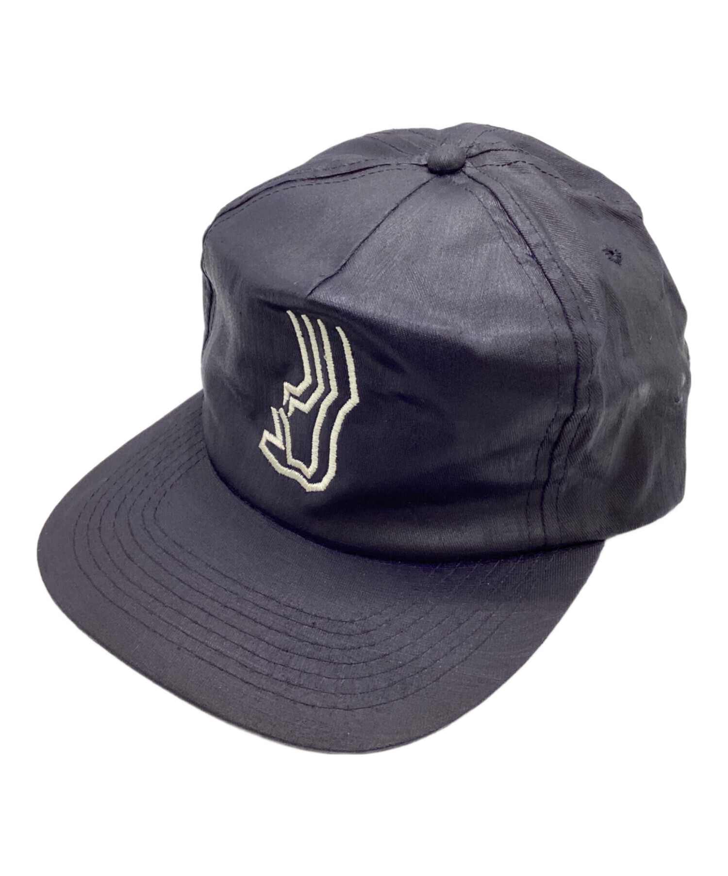 中古・古着通販】SAMPAIX (サンペックス) ロゴ刺繍キャップ ブラック