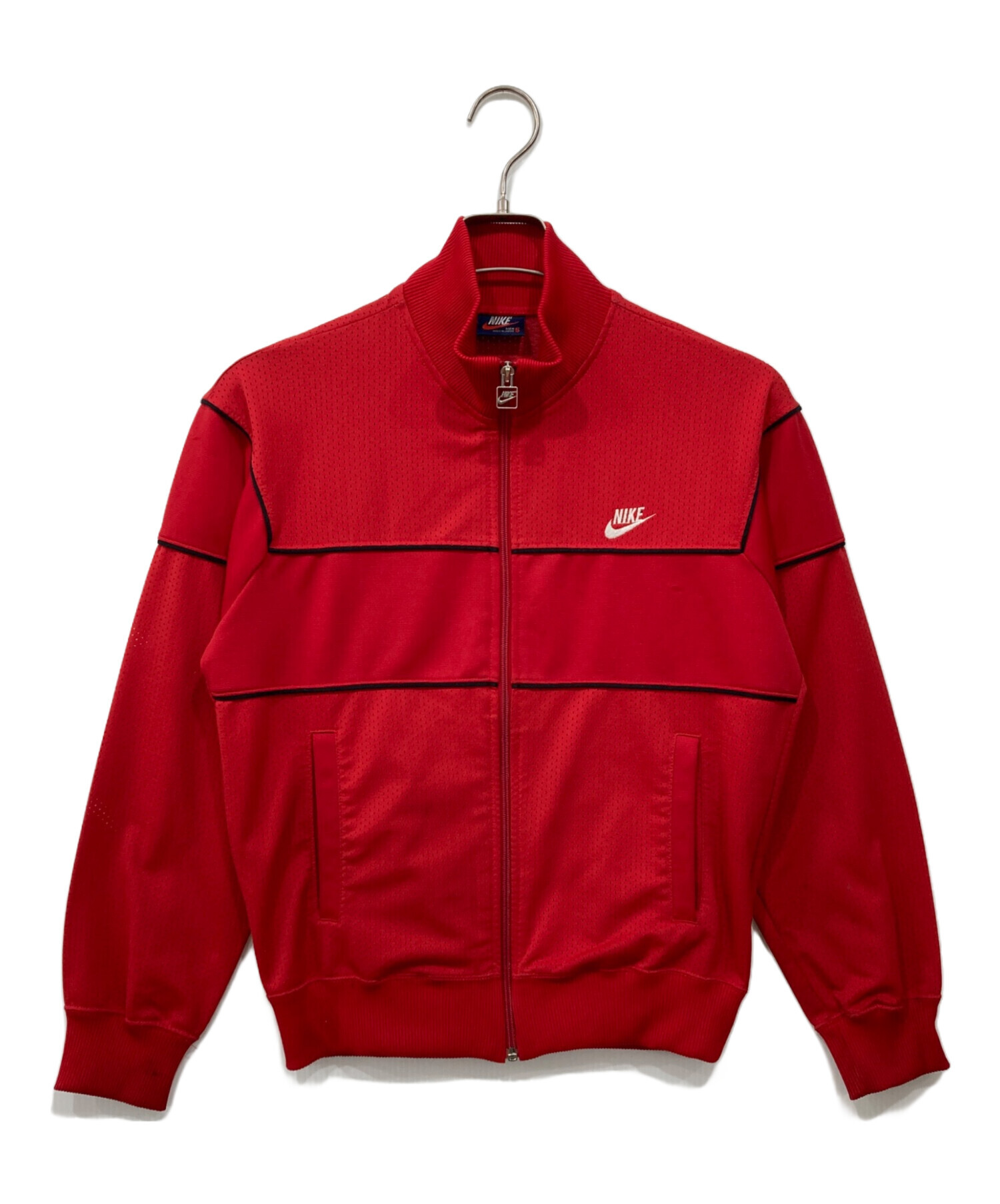  トラックジャケット レッド 中古・古着通販】NIKE (ナイキ) 80's トラックジャケット レッド