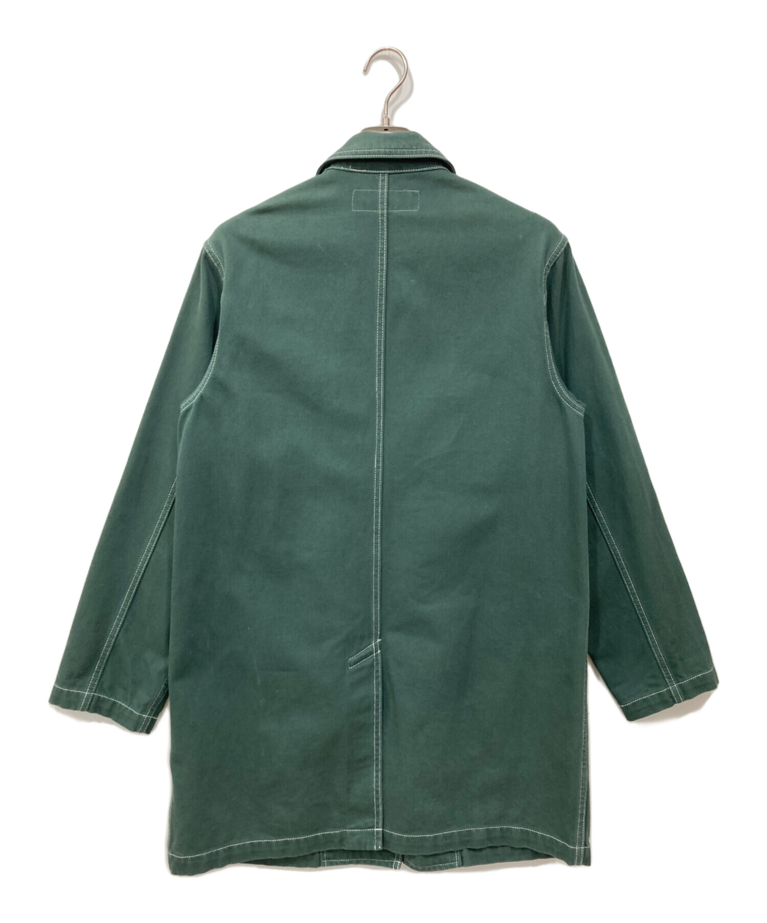 中古・古着通販】SUPREME (シュプリーム) ステンカラーコート グリーン